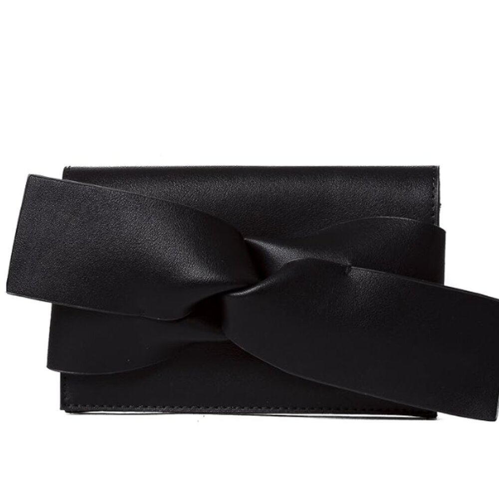 Black Bow Clutch/ Crossbody